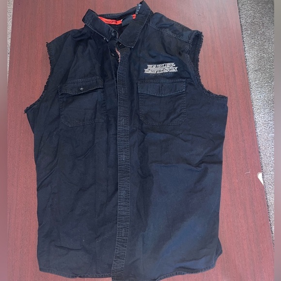 Harley-Davidson Other - Harley-Davidson Black Sleeveless Vest